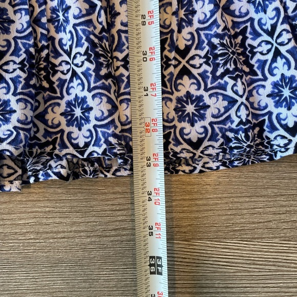 NWT Blue Rain blue and white dress Size: Medium - Picture 10 of 16